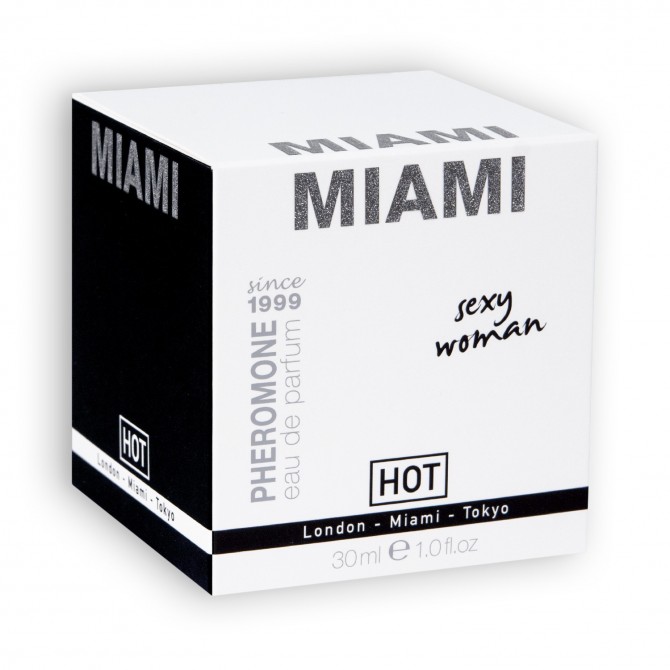 PERFUME COM FEROMONAS MIAMI PARA MULHER 30ML