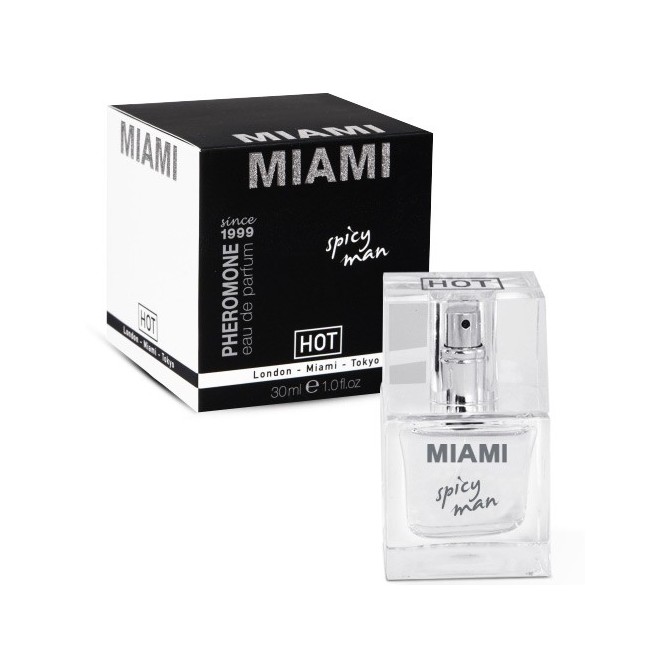 PERFUME COM FEROMONAS MIAMI PARA HOMEM 30ML