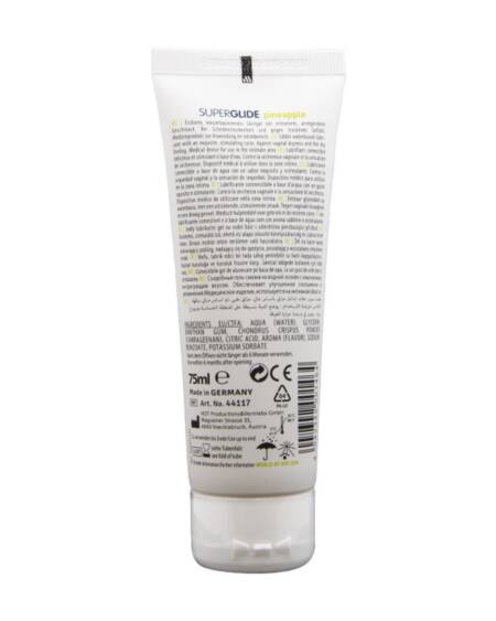 LUBRIFICANTE COMESTÍVEL HOT™ SUPERGLIDE ANANÁS 75ML