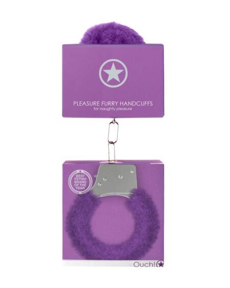 ALGEMAS COM PELUCHE PLEASURE FURRY HANDCUFFS ROXAS