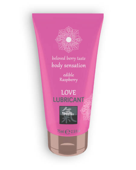 LUBRIFICANTE BEIJÁVEL LOVE BERRY TASTE COM SABOR A FRAMBOESA SHIATSU™ 75ML