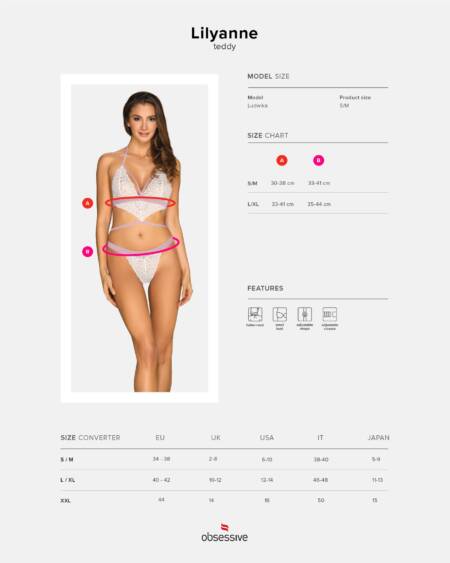 BODY LILYANNE OBSESSIVE BRANCO