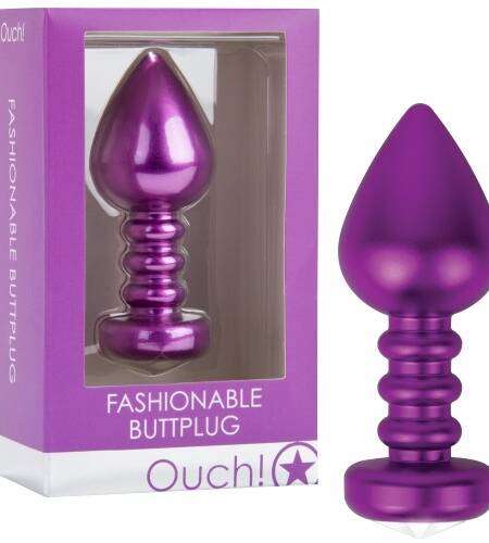 PLUG ANAL FASHIONABLE BUTTPLUG ROXO