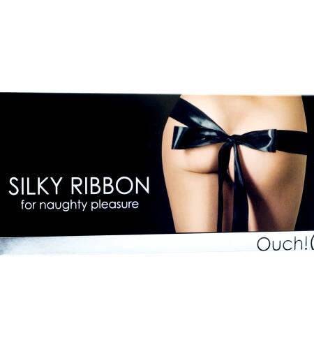 FITA BONDAGE SILKY RIBBON PRETA