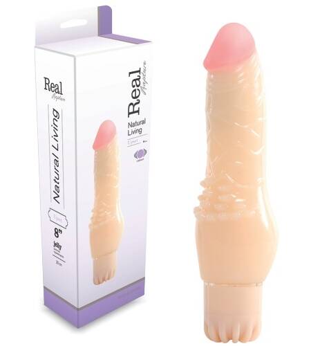 VIBRADOR JELLY REAL RAPTURE UPSET 8''