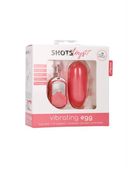 OVO VIBRATÓRIO COM COMANDO L ROSA SHOTS TOYS