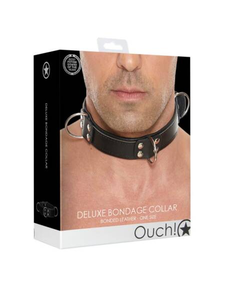 COLEIRA BONDAGE DELUXE PRETO OUCH!