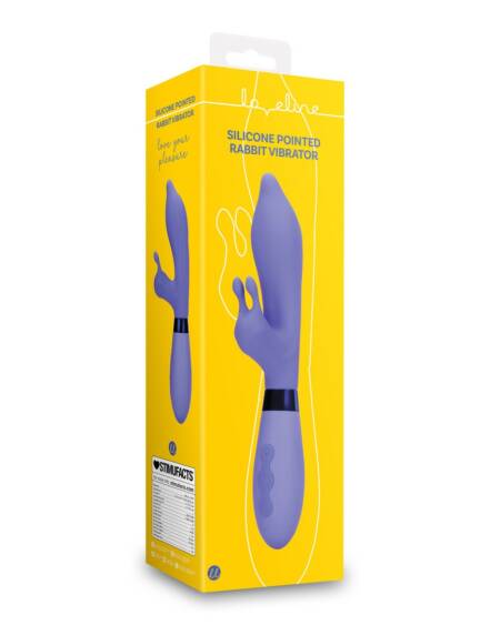 VIBRADOR RABBIT DE SILICONE PROTANOPIA LOVELINE