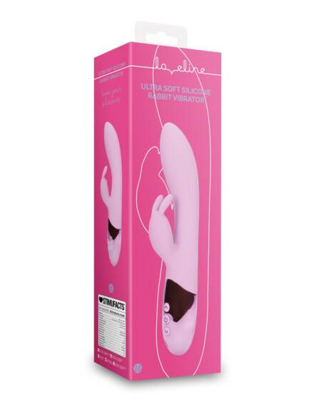 VIBRADOR RABBIT ULTRA SOFT SILICONE EXOTIC FUCSHSIA LOVELINE