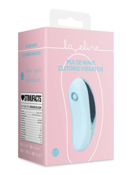 ESTIMULADOR PULSE WAVE CLITORIS VIBRATOR ARCTIC BLUE LOVELINE