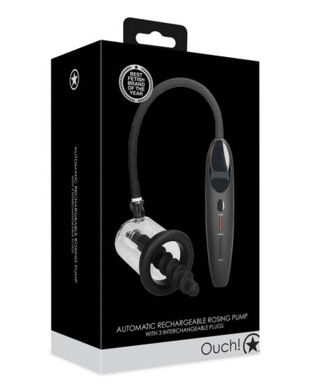 BOMBA ANAL AUTOMATIC RECHARGEABLE ROSING PUMP PRETA OUCH!