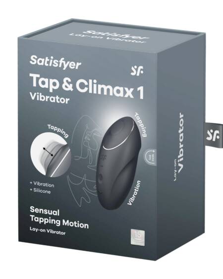 ESTIMULADOR TAP & CLIMAX 1 CINZA SATISFYER