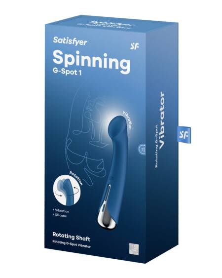 VIBRADOR SPINNING G-SPOT 1 AZUL SATISFYER