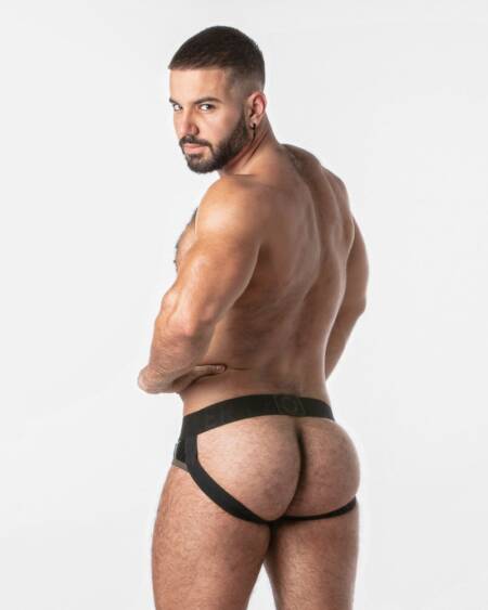CUECA JOCK OPEN ACCESS LOCKER GEAR CAQUI