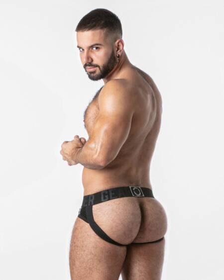 CUECA JOCK OPEN ACCESS LOCKER GEAR PRETO