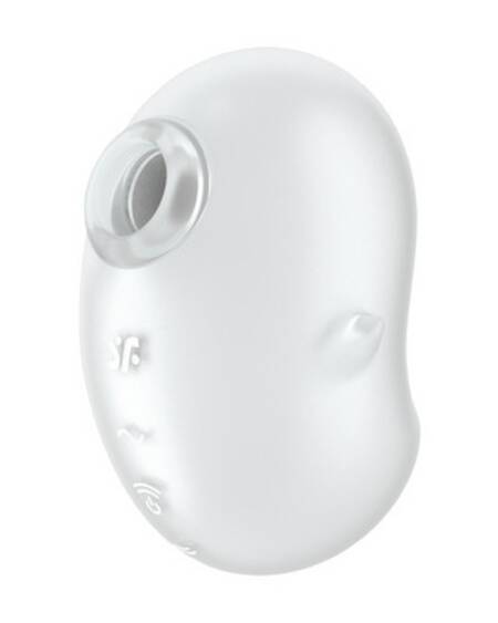 VIBRADOR CUTIE GHOST - AIR PULSE VIBRATOR - BRANCO SATISFYER
