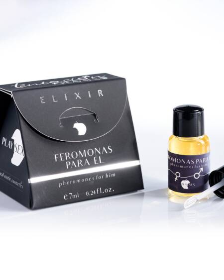 COFFRET ELIXIR COM FEROMONAS + ESPÁTULA PARA ELE 7ML TENTACIÓN PLAY SEX