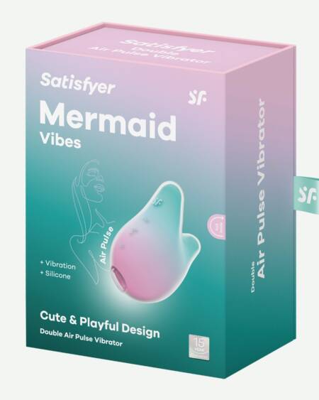 ESTIMULADOR MERMAID VIBES MENTA/ROSA SATISFYER