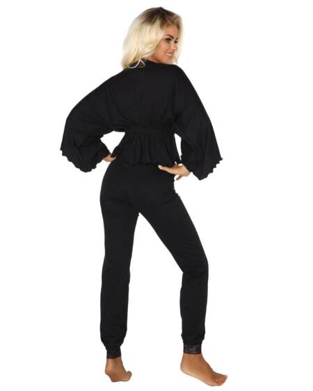 CONJUNTO DE 2 PEÇAS MARGOT PRETO BEAUTY NIGHT FASHION