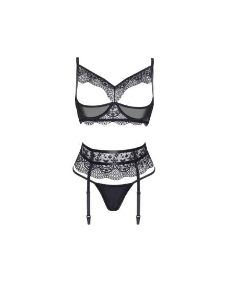 CONJUNTO DE 3 PEÇAS CHIARA PRETO BEAUTY NIGHT FASHION