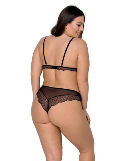 CONJUNTO DE 2 PEÇAS AMBERLY PRETO TAMNHO QUEEN PASSION