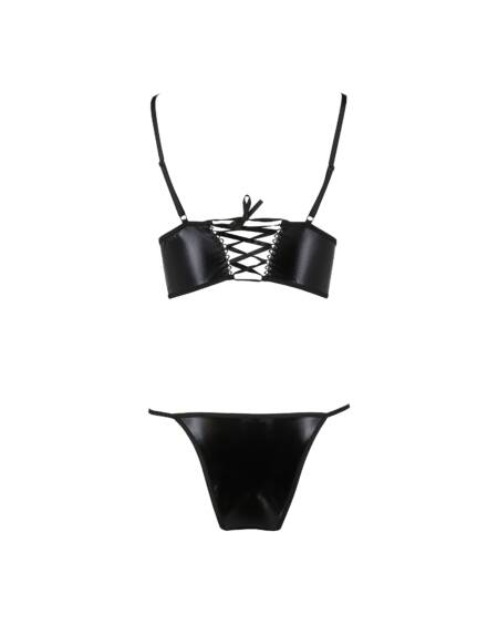 CONJUNTO DE 2 PEÇAS ASUNA PRETO EROTIC LINE PASSION