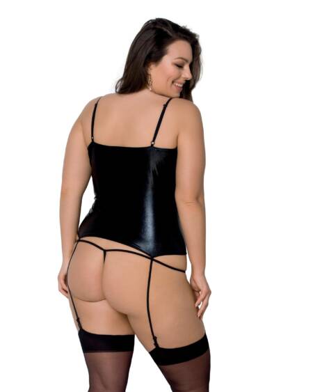 CORPETE E TANGA BES PRETO TAMANHO QUEEN PASSION