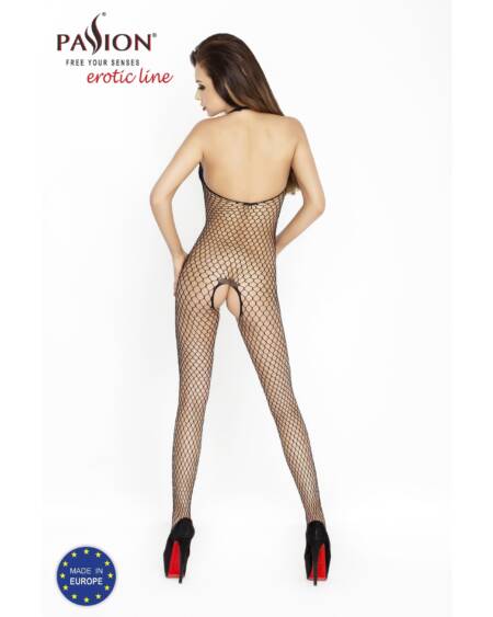 CATSUIT BS014 PRETO EROTIC LINE PASSION