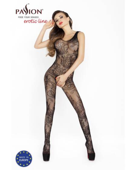 CATSUIT BS020 PRETO EROTIC LINE PASSION