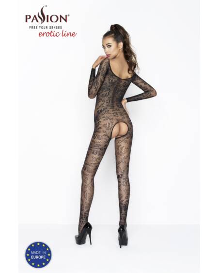 CATSUIT BS031 PRETO EROTIC LINE PASSION