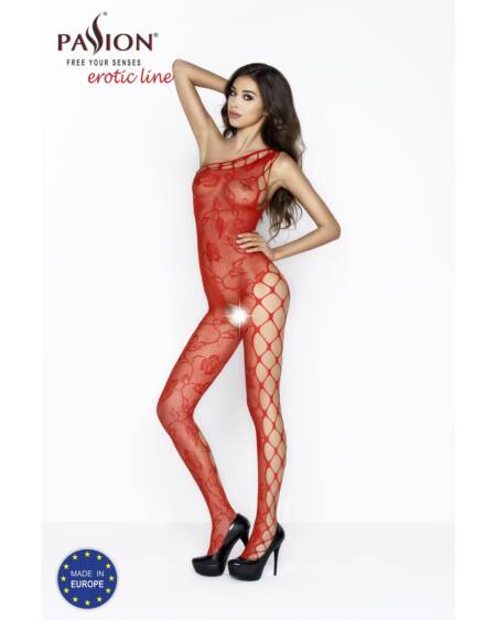 CATSUIT BS036 VERMELHO EROTIC LINE PASSION