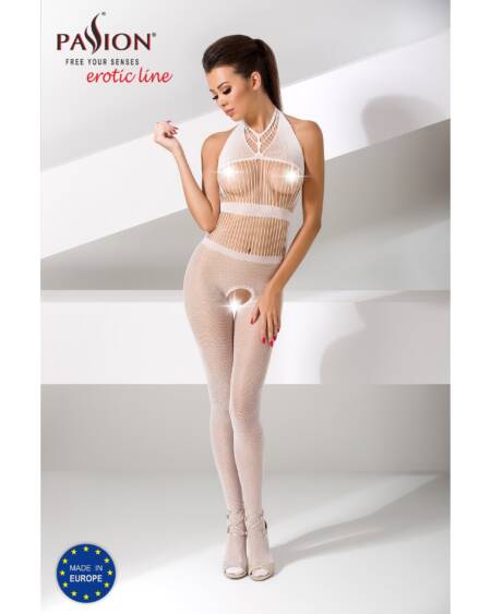 CATSUIT BS048 BRANCO EROTIC LINE PASSION