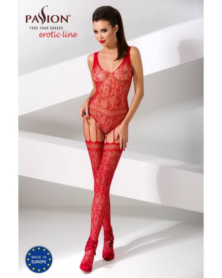 CATSUIT BS051 VERMELHO EROTIC LINE PASSION