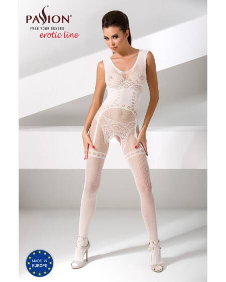 CATSUIT BS052 BRANCO EROTIC LINE PASSION
