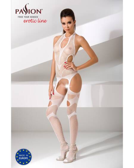 CATSUIT BS053 BRANCO EROTIC LINE PASSION