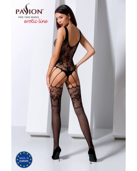 CATSUIT BS074 PRETO EROTIC LINE PASSION