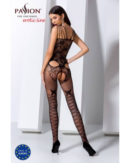 CATSUIT BS076 PRETO EROTIC LINE PASSION