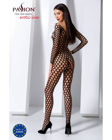 CATSUIT BS077 PRETO EROTIC LINE PASSION