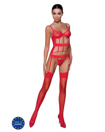 CORPETE E TANGA KYOUKA VERMELHO DEVIL COLLECTION PASSION