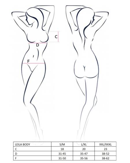 BODY LEILA PRETO EROTIC LINE PASSION