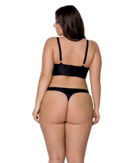 CONJUNTO DE 2 PEÇAS MALWIA BIKINI PRETO TAMANHO QUEEN PASSION