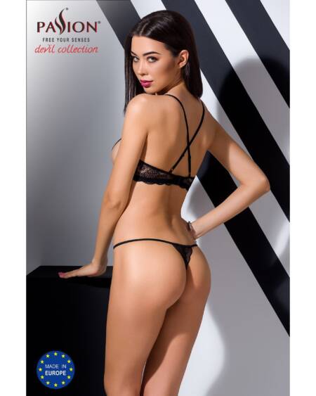 BODY QUENTRIS BIKINI PRETO DEVIL COLLECTION PASSION