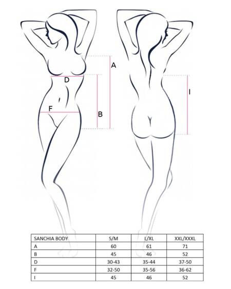 BODY SANCHIA PRETO PASSION