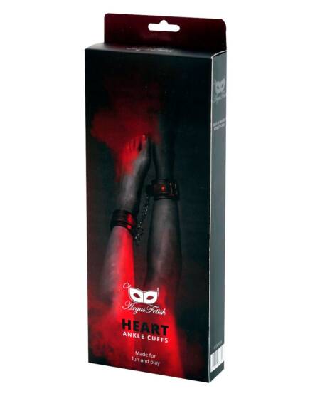 ALGEMAS PARA OS TORNOZELOS HEART ARGUS FETISH ARGUS TOYS
