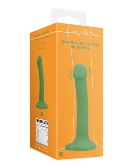 VIBRADOR NON-PHALLIC VIBRATING DILDO PEQUENO FOREST GREEN LOVELINE