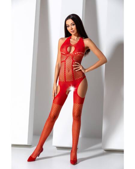 CATSUIT BS079 VERMELHO EROTIC LINE PASSION