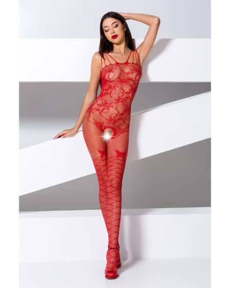 CATSUIT BS076 VERMELHO EROTIC LINE PASSION
