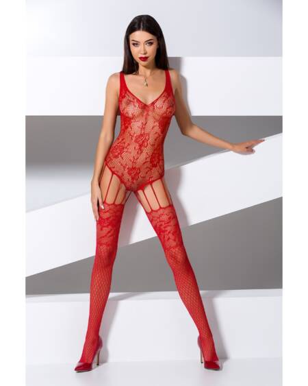 CATSUIT BS074 VERMELHO EROTIC LINE PASSION