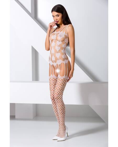 CATSUIT BS067 BRANCO EROTIC LINE PASSION