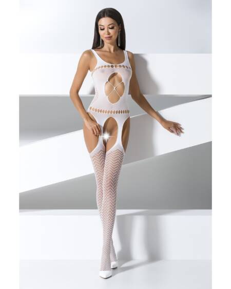 CATSUIT BS057 BRANCO EROTIC LINE PASSION